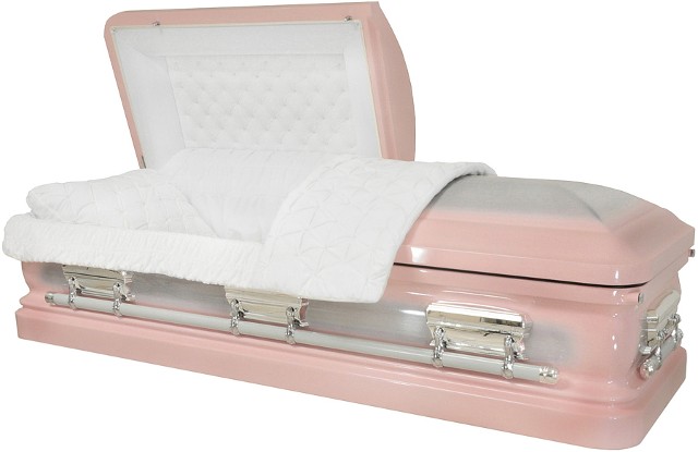 TEXAS PINK BRUSHED CASKET - WC8559FS