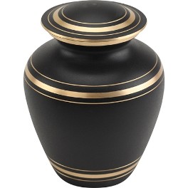 Elite Onyx II Brass Cremation Urn