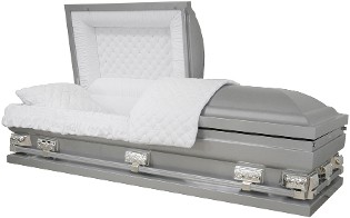 FS9399-29 - Silver Casket with NO Accent Paint