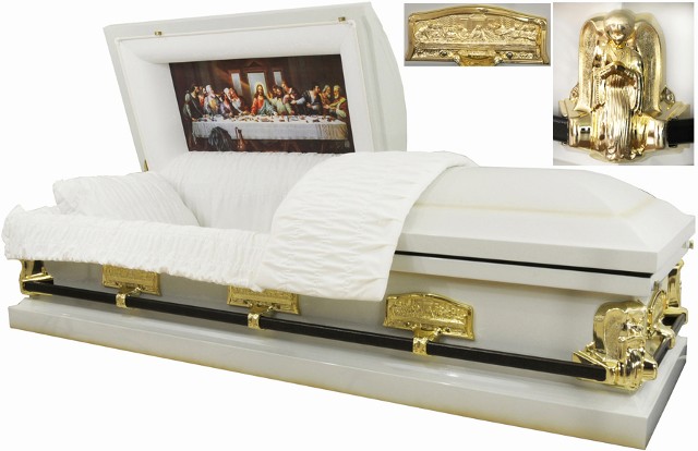 Last Supper Casket - Angel Casket